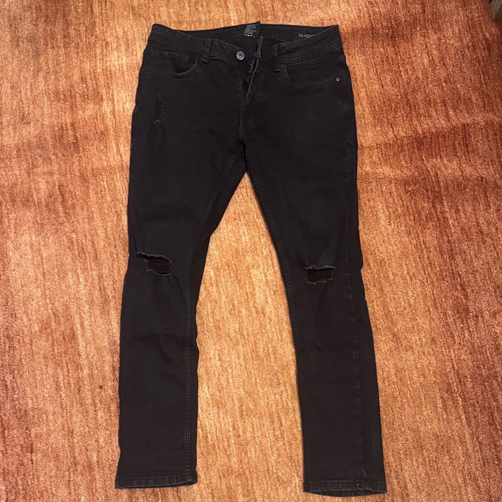The Perfect Jean NYC Black Skinny Jeans 31x28